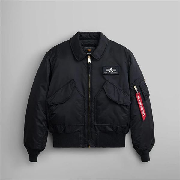 Alpha Industries Jacket CWU 45 black, XL | Pilot Shop